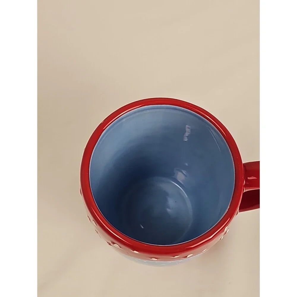 Rudolph Red-Nosed Reindeer Santa Sleigh Christmas Mug Dept 56 Ceramic